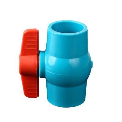 1/2'' Myanmar Market Hot Sells Blue PP handle PVC Potbelly Ball Valves