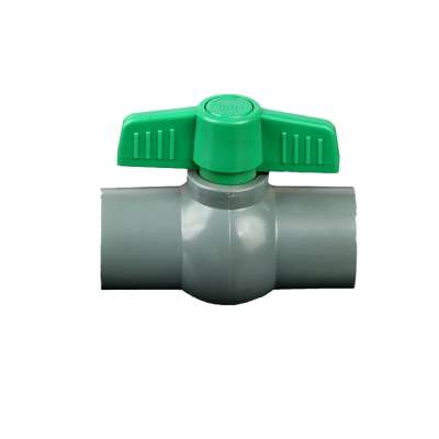 Plastic Indonesia Grey Socket PVC Pipe Ball Valve