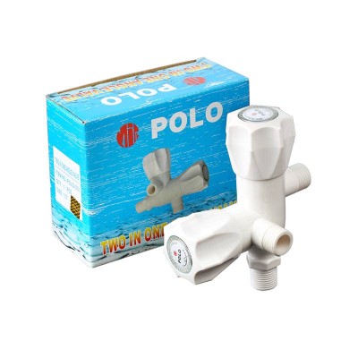 High Quality Water Structure Faucet Plastic Double Angle Valve