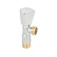 Cheap bathroom fittings good polish 1/2 brass angle valve